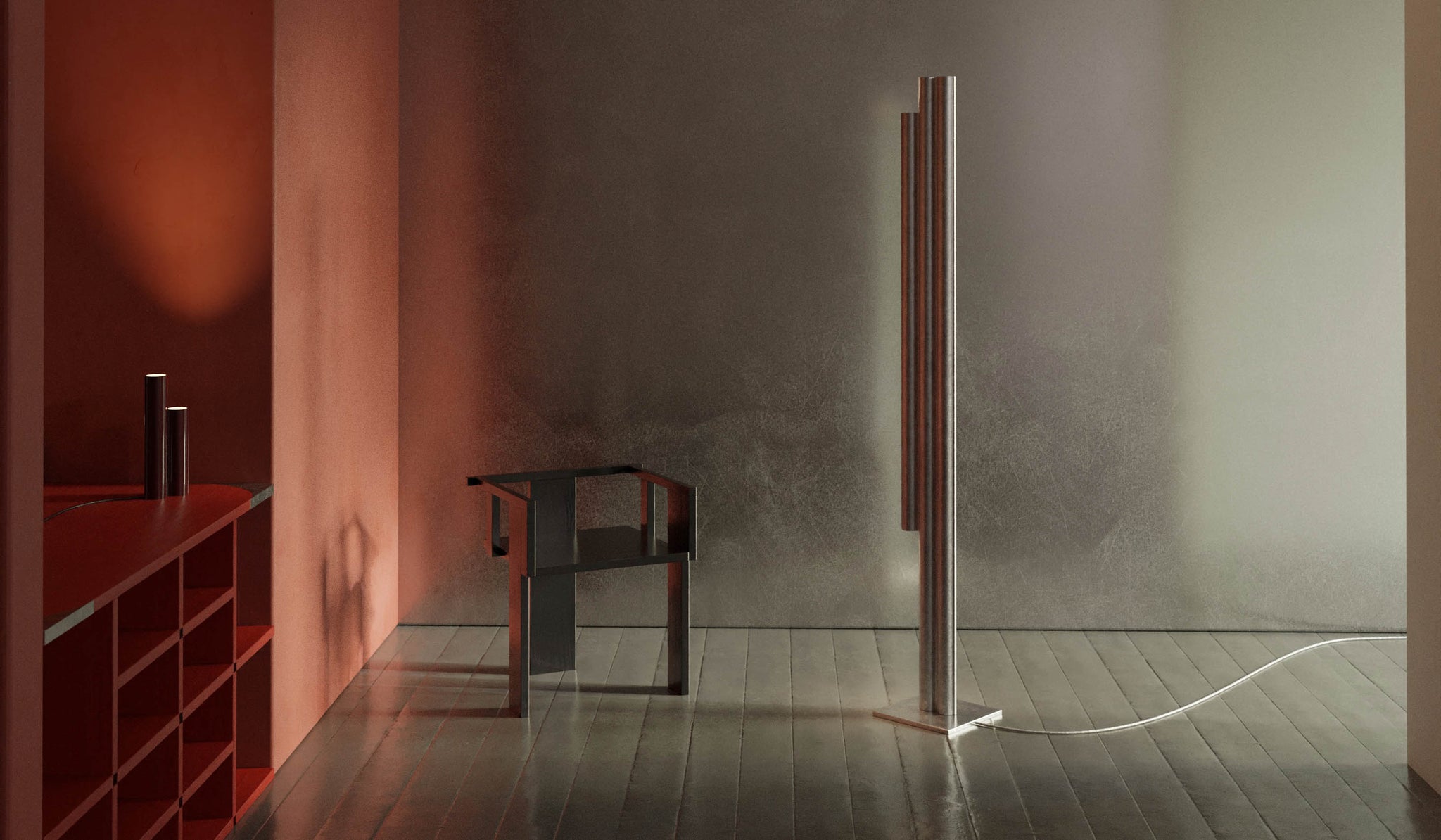 Lambert & Fils Silo 3FH Floor Lamp