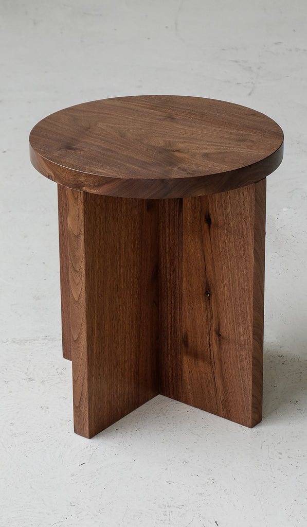Material Round Wide Foundation Stool / Side Table