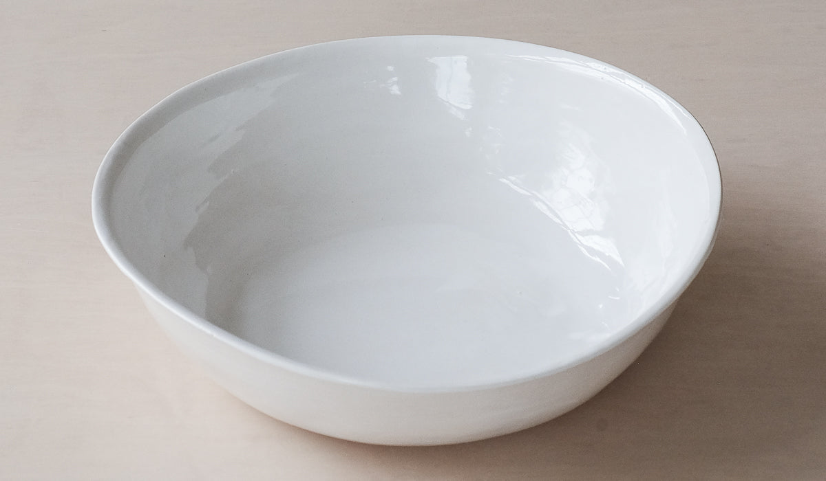 Nathalee Paolinelli Large White Serving Bowl No. 26