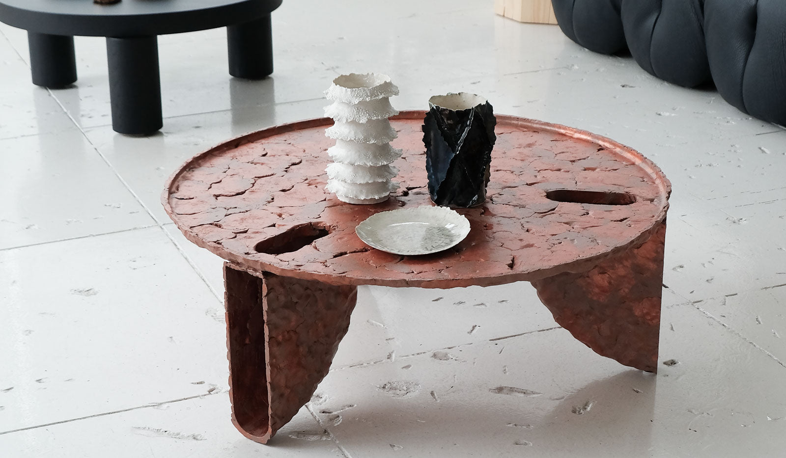 Ross Hansen Copper Molded Coffee Table