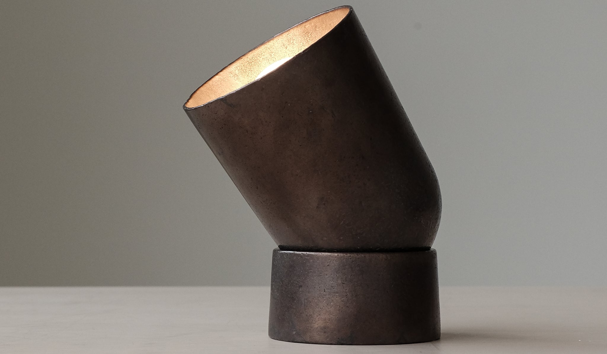 Studio Henry Wilson Blackened Cast Bronze Spot Light