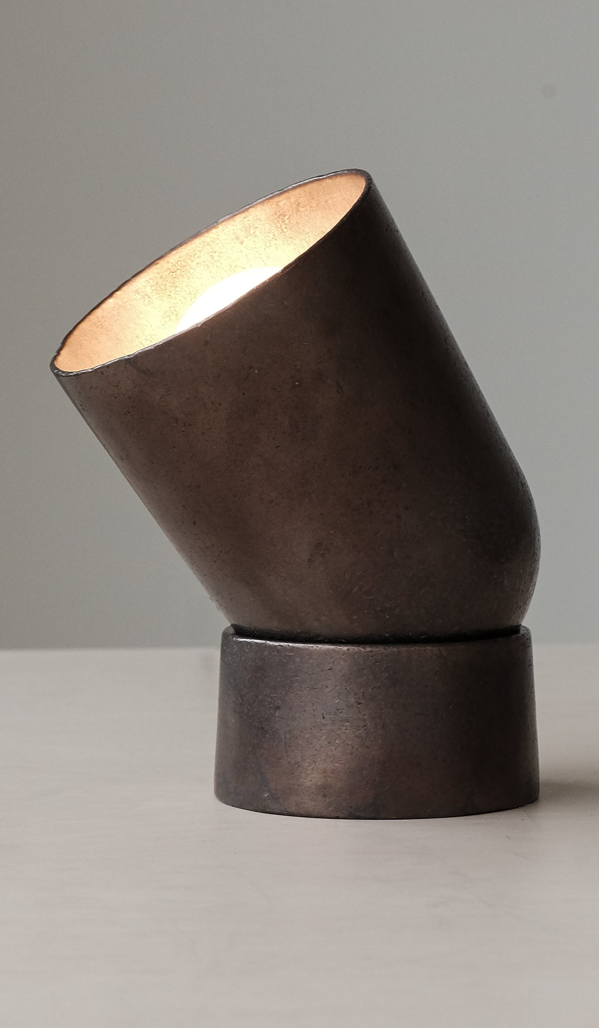 Studio Henry Wilson Blackened Cast Bronze Spot Light