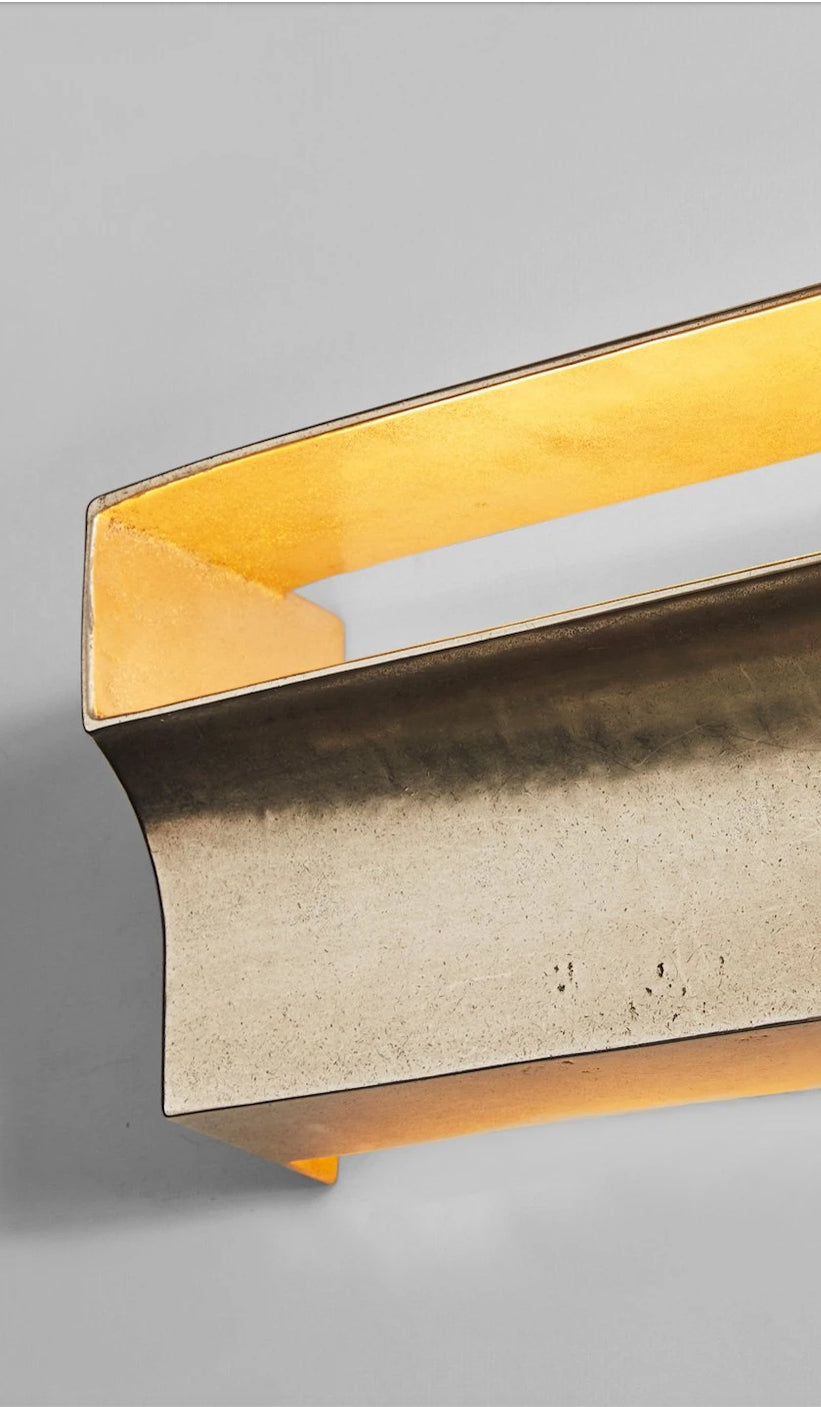 Studio Henry Wilson Polished Cast Brass Scoop Wall Light - Spartan Shop