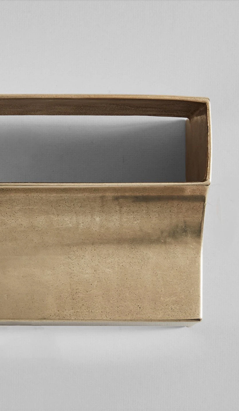 Studio Henry Wilson Polished Cast Brass Scoop Wall Light - Spartan Shop