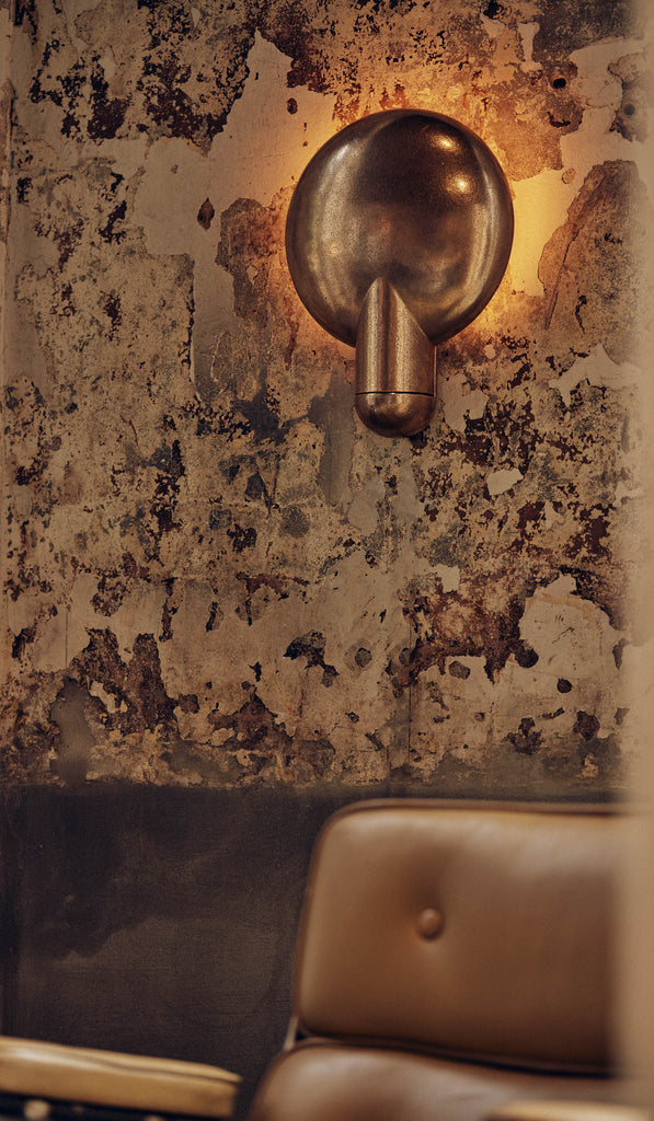 Studio Henry Wilson Polished Cast Bronze Surface Wall Sconce - Spartan Shop